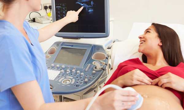 Ultrasound to hear the baby's heartbeat (Source - Google)